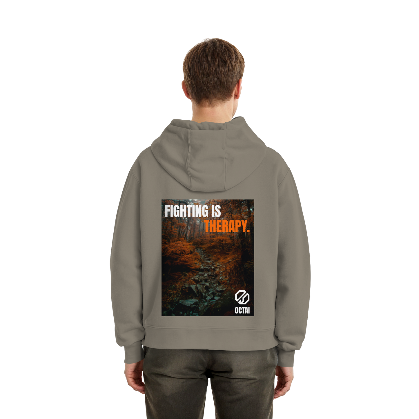 Fighting is Therapy - Oversize Hoodie