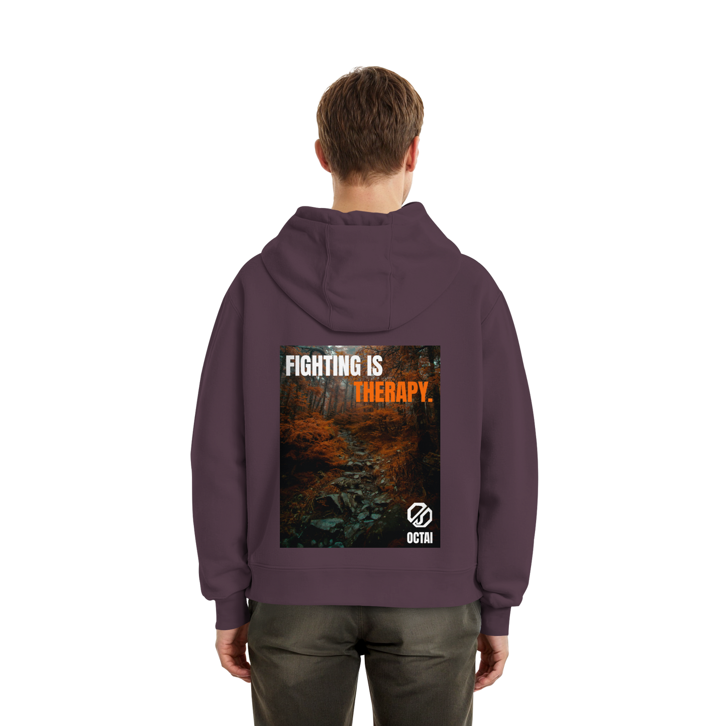 Fighting is Therapy - Oversize Hoodie