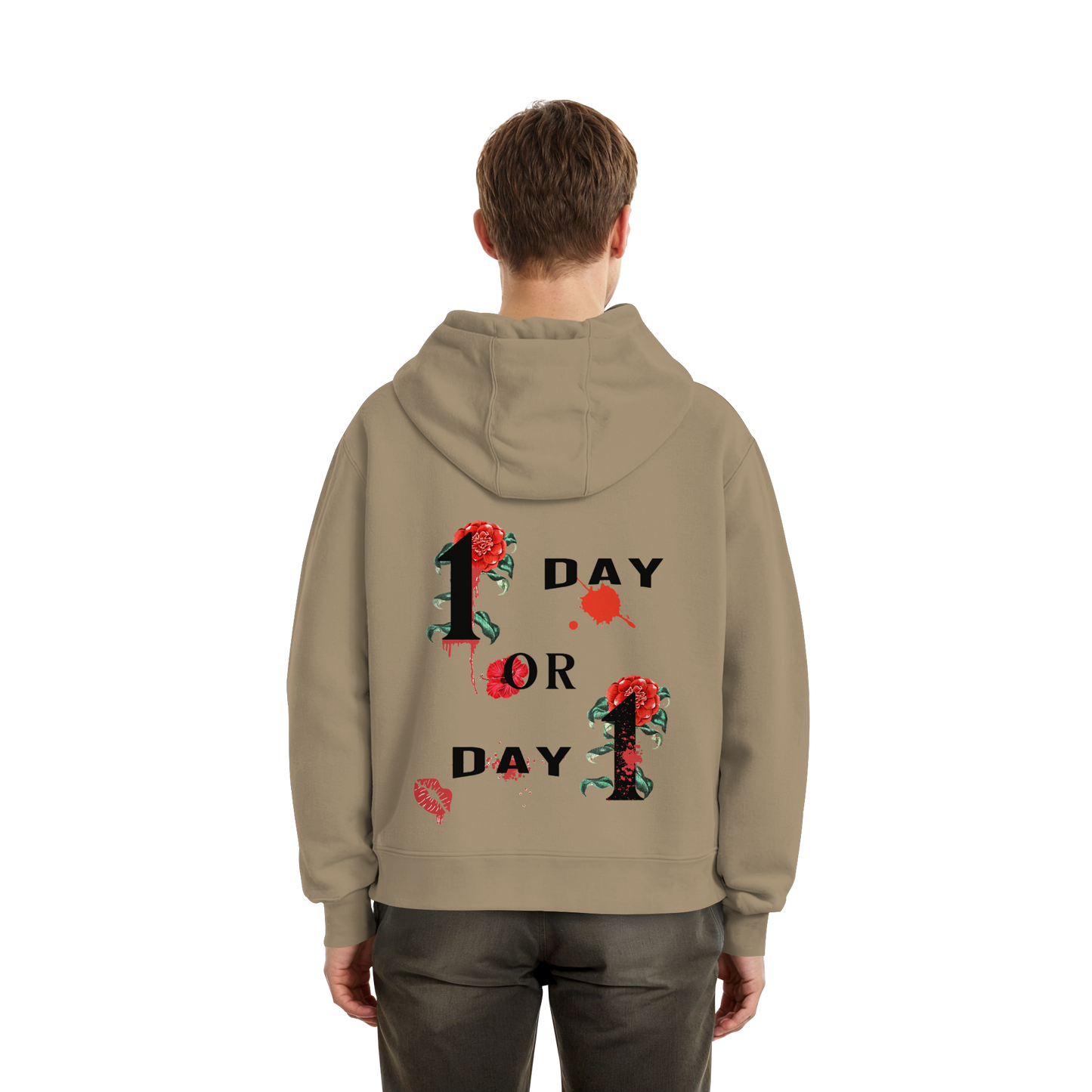 1 Day or Day 1 - Oversize Hoodie