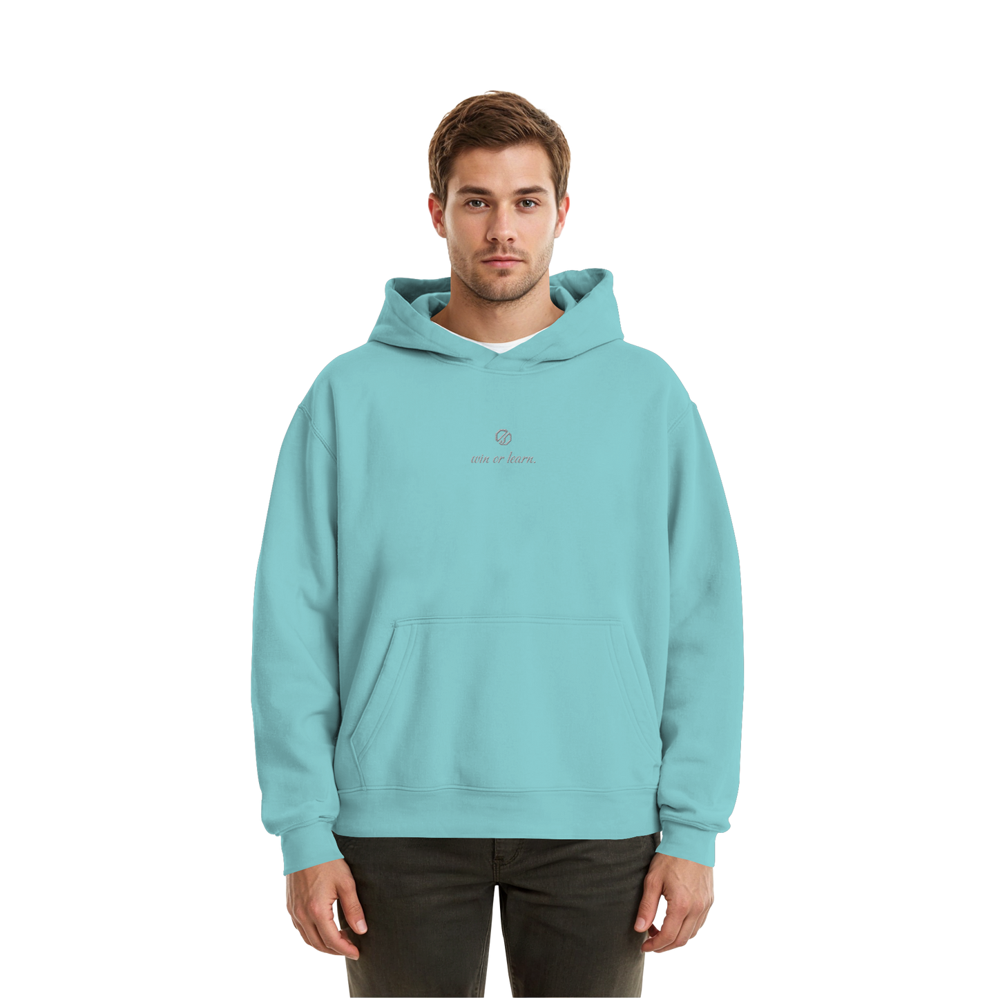 win or learn. - Oversize Hoodie