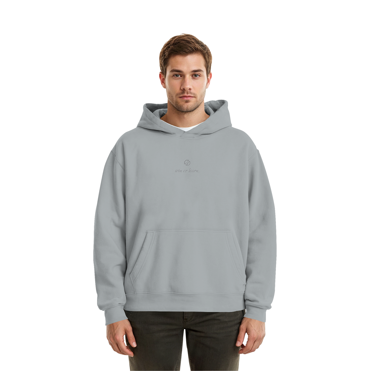 win or learn. - Oversize Hoodie