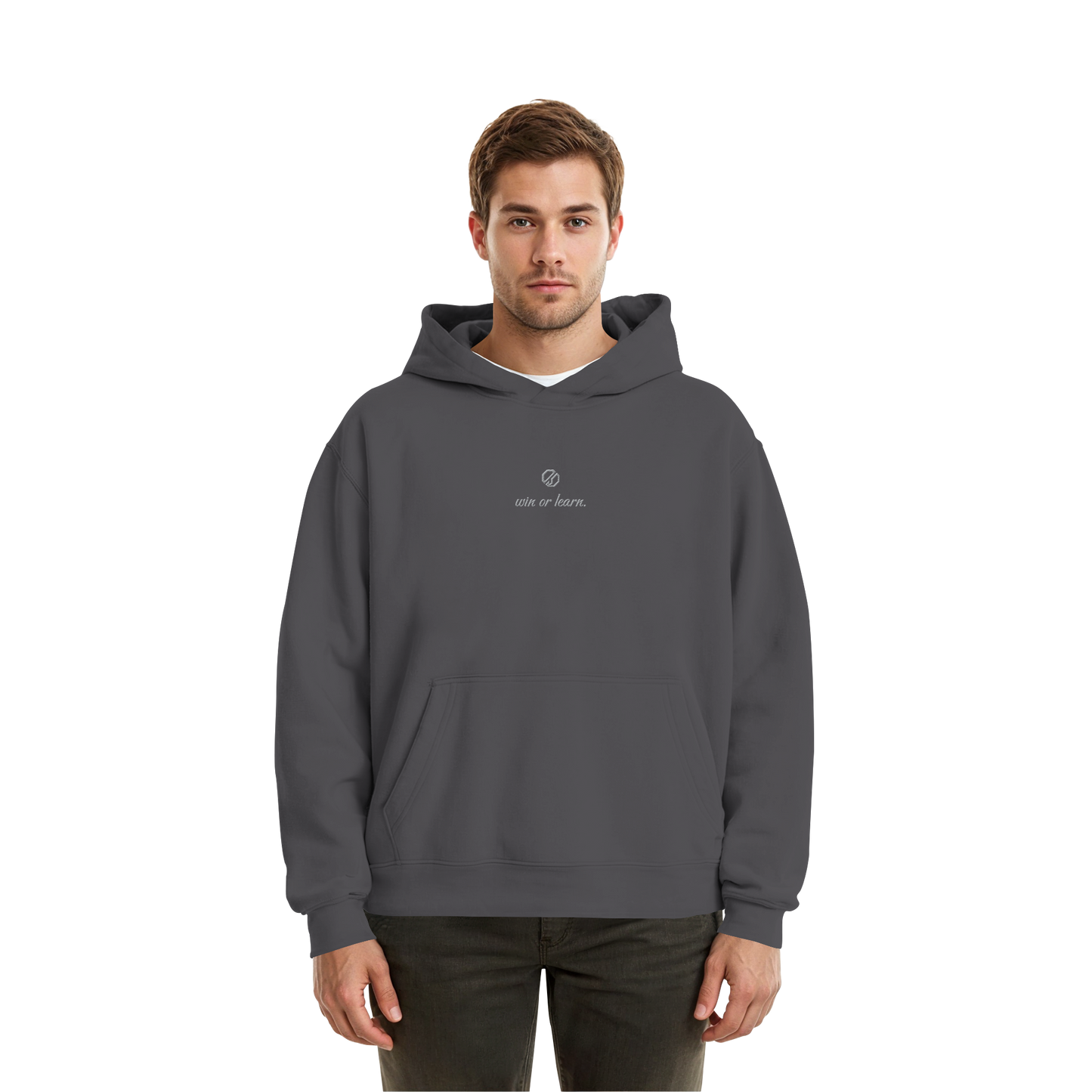 win or learn. - Oversize Hoodie