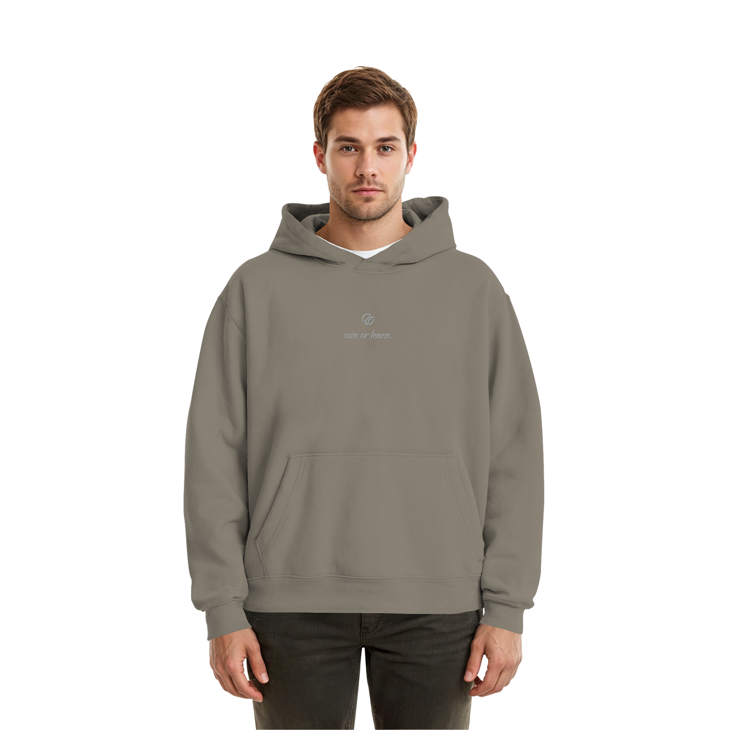 win or learn. - Oversize Hoodie