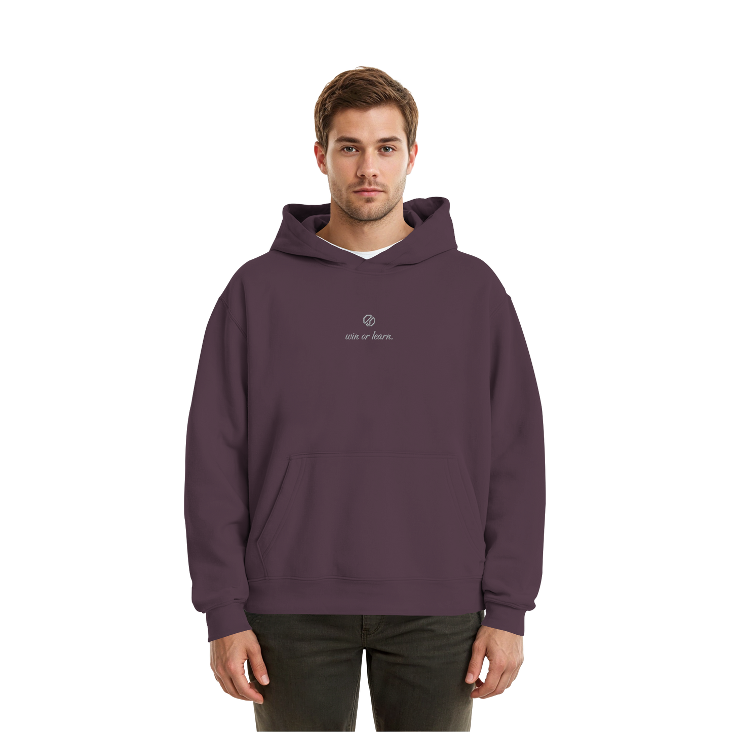 win or learn. - Oversize Hoodie