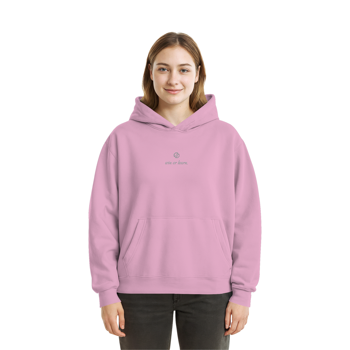 win or learn. - Oversize Hoodie