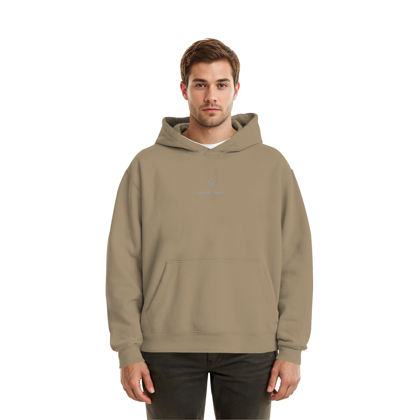 win or learn. - Oversize Hoodie