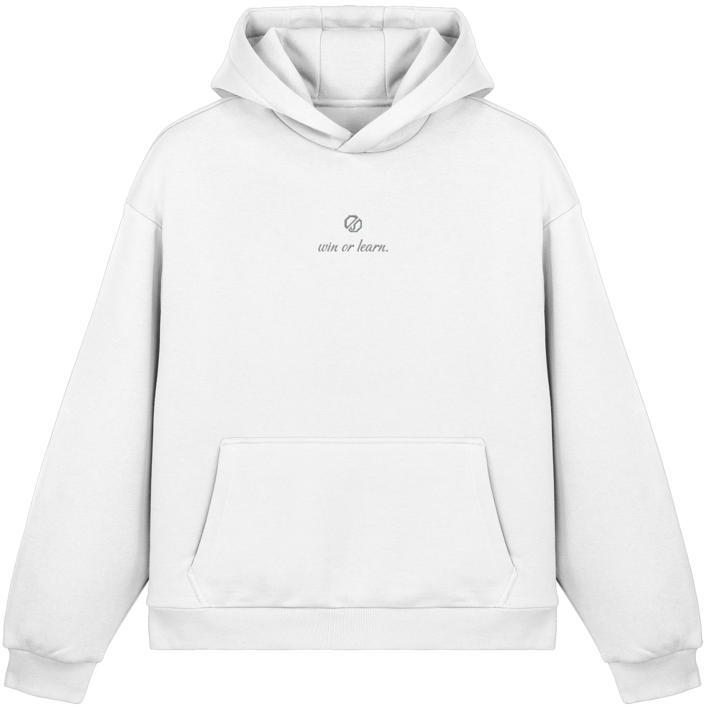 win or learn. - Oversize Hoodie