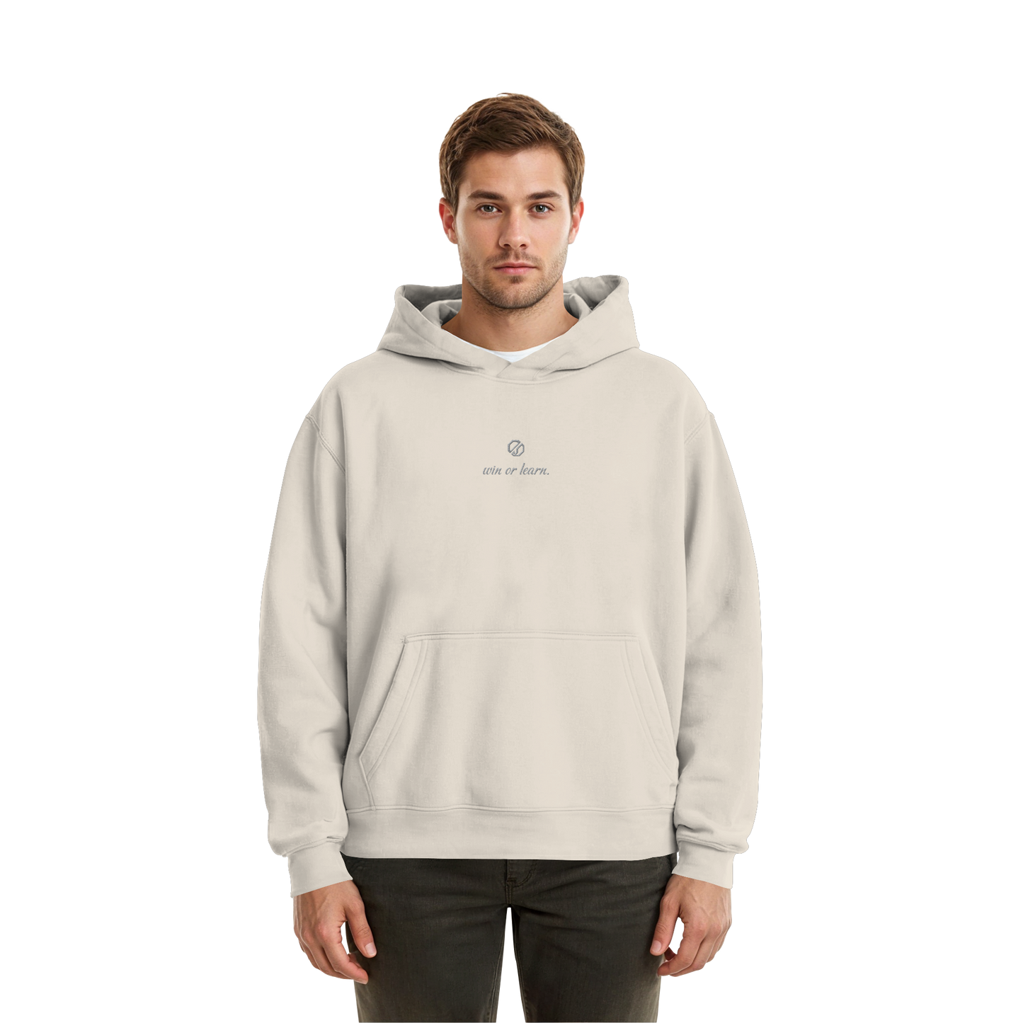win or learn. - Oversize Hoodie