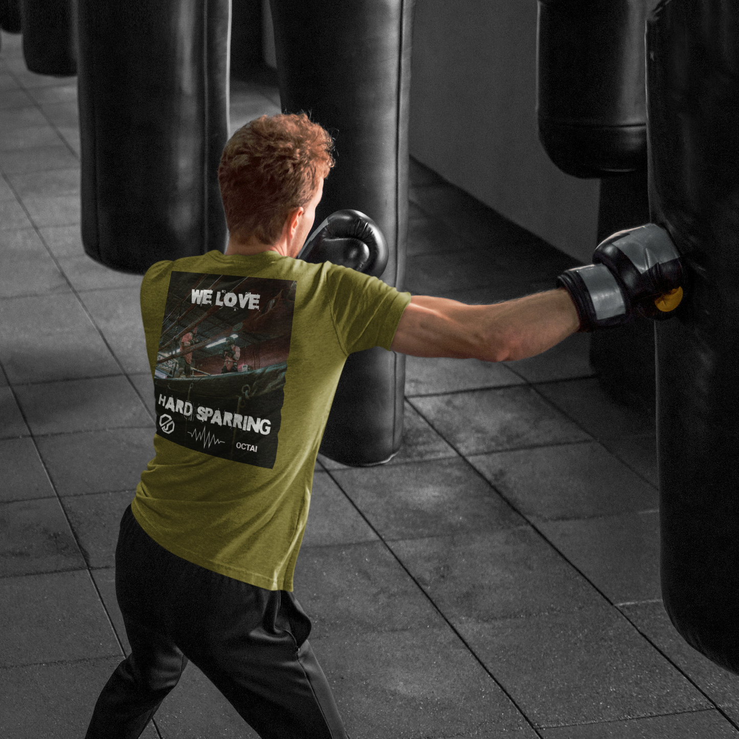 We love Hard Sparring | Heavy Oversize T-Shirt