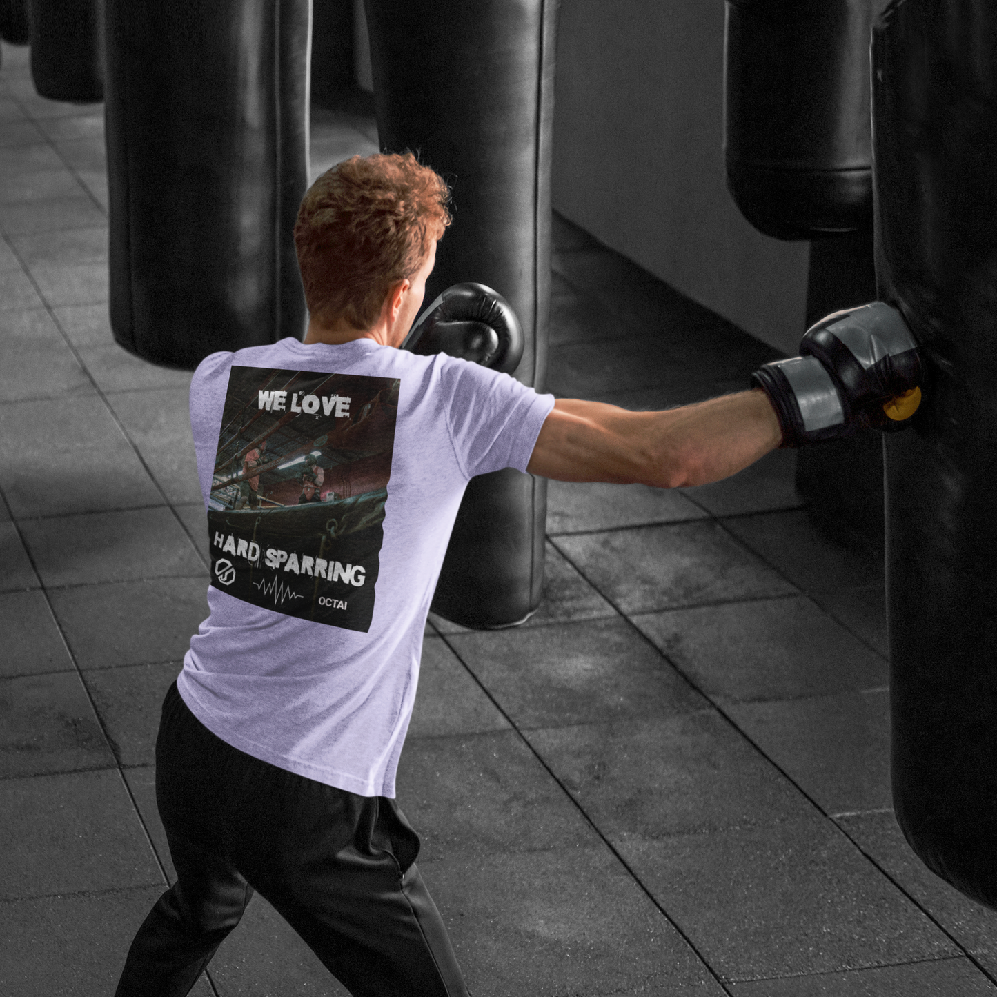 We love Hard Sparring | Heavy Oversize T-Shirt