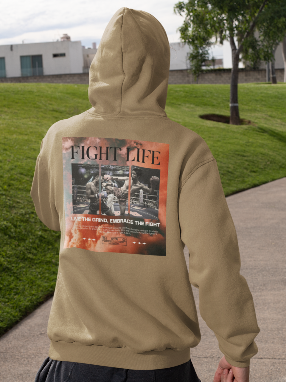 Fight Life | Oversize Hoodie