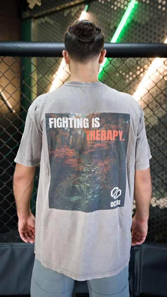 Fighting is Therapy | Heavy Oversize T-Shirt