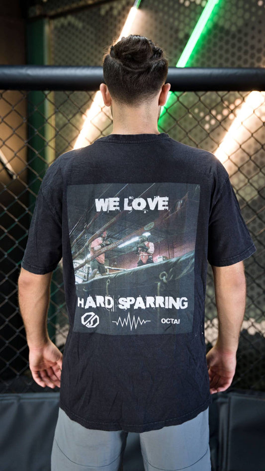 We love Hard Sparring | Heavy Oversize T-Shirt