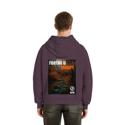 Fighting is Therapy - Oversize Hoodie
