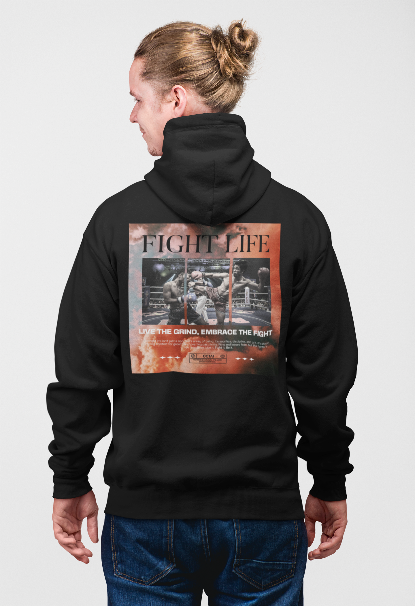 Fight Life | Zip - Hoodie