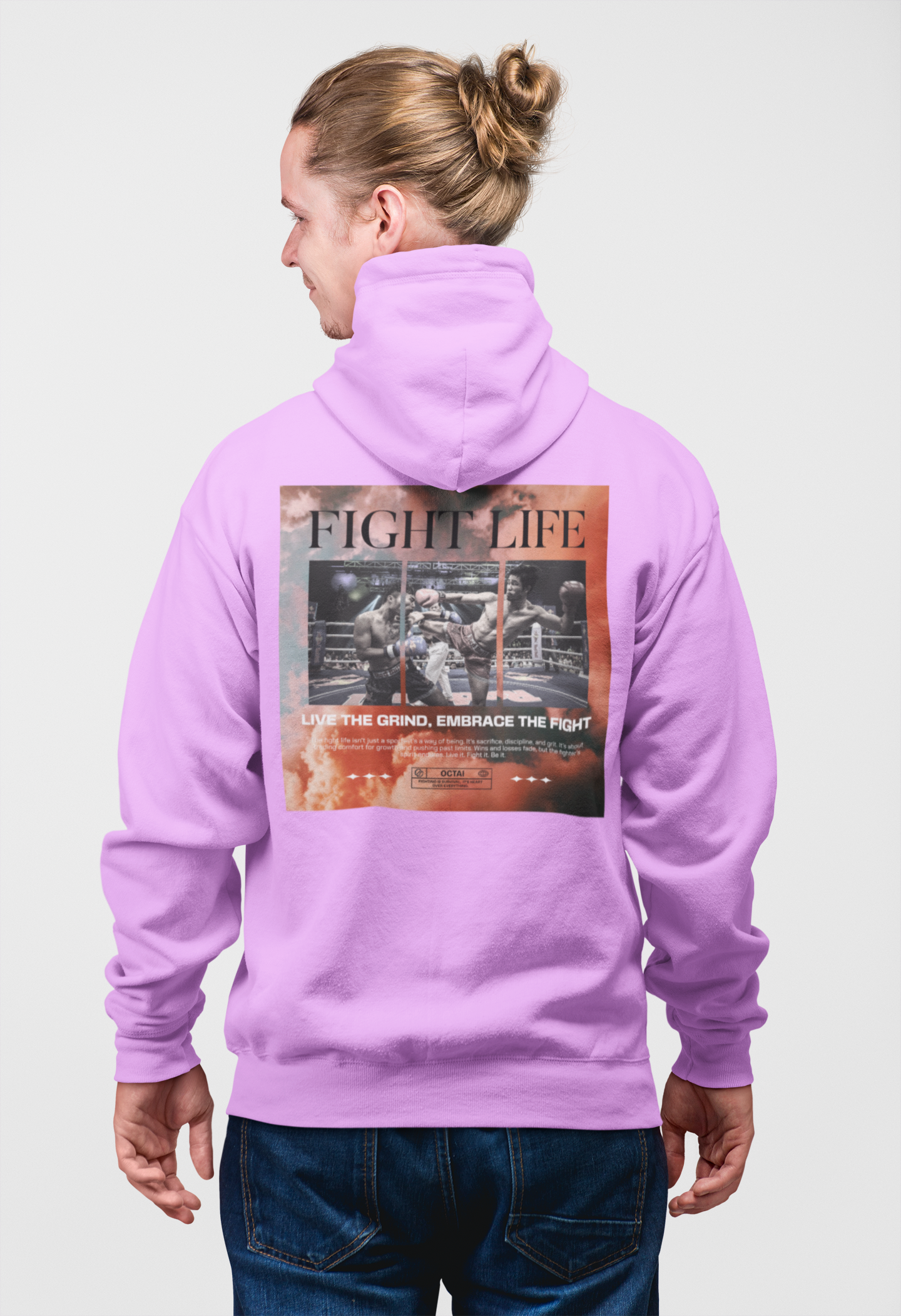 Fight Life | Zip - Hoodie