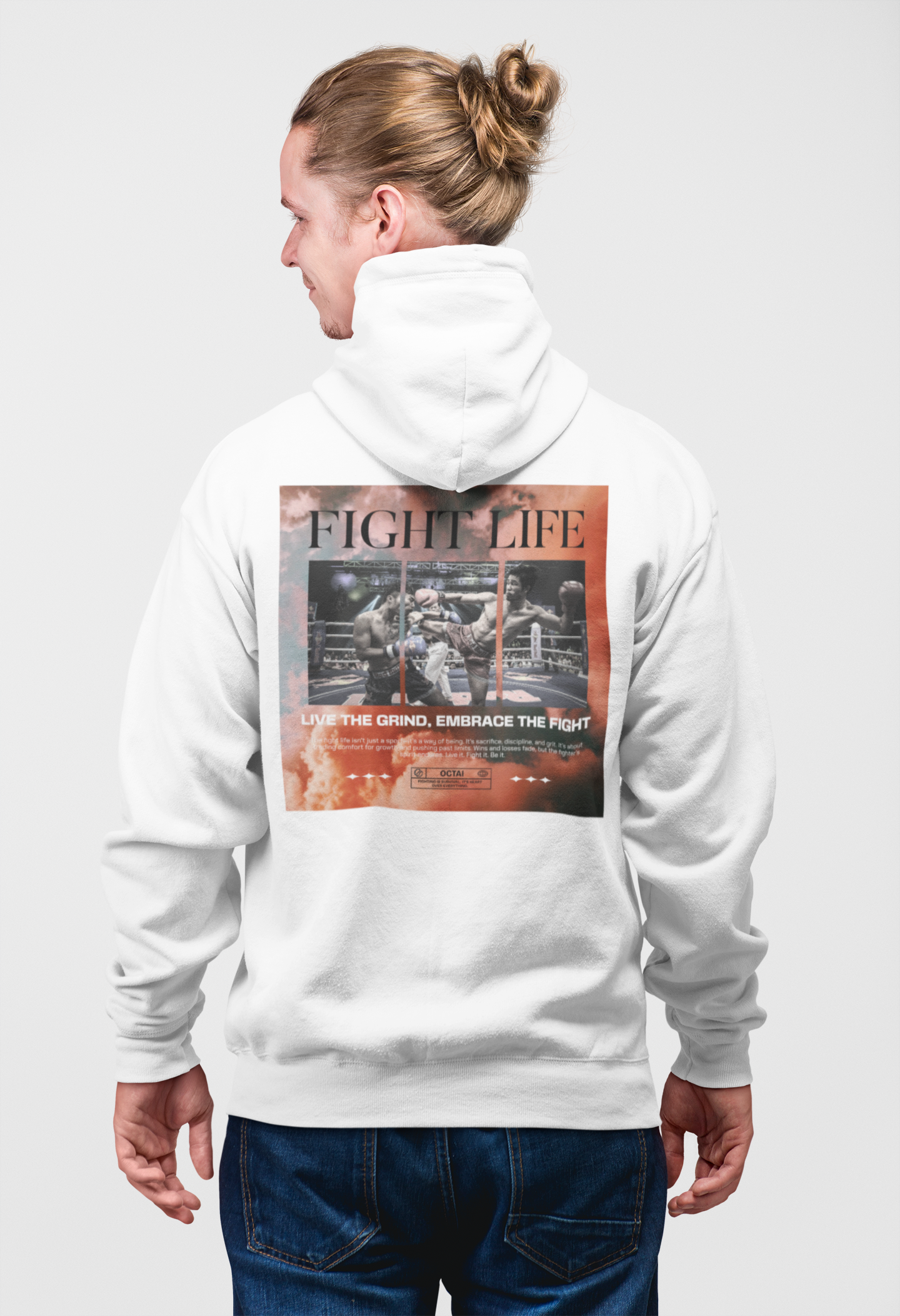 Fight Life | Zip - Hoodie