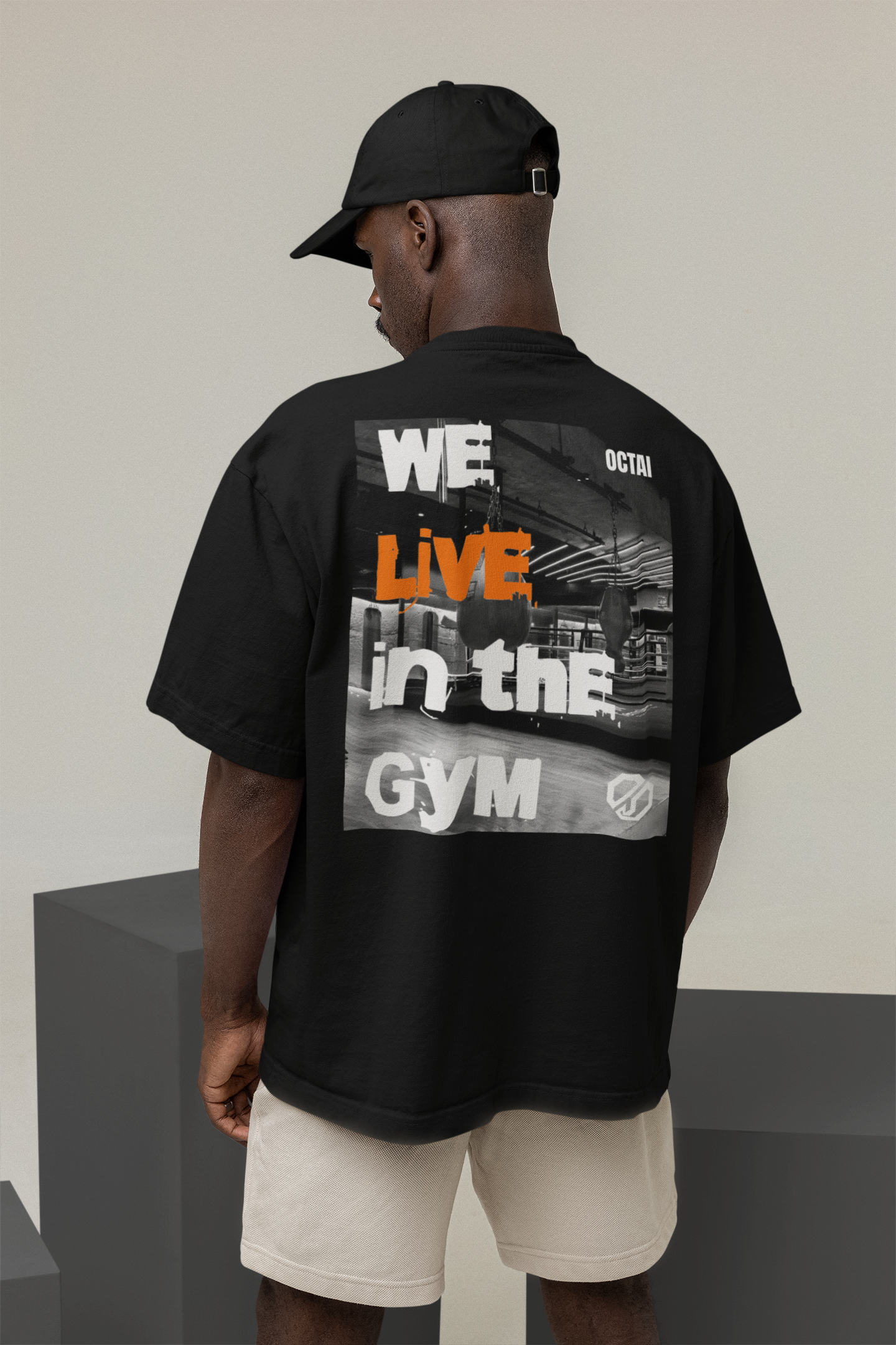 We live in the Gym | Oversize Shirt Big Sleeves