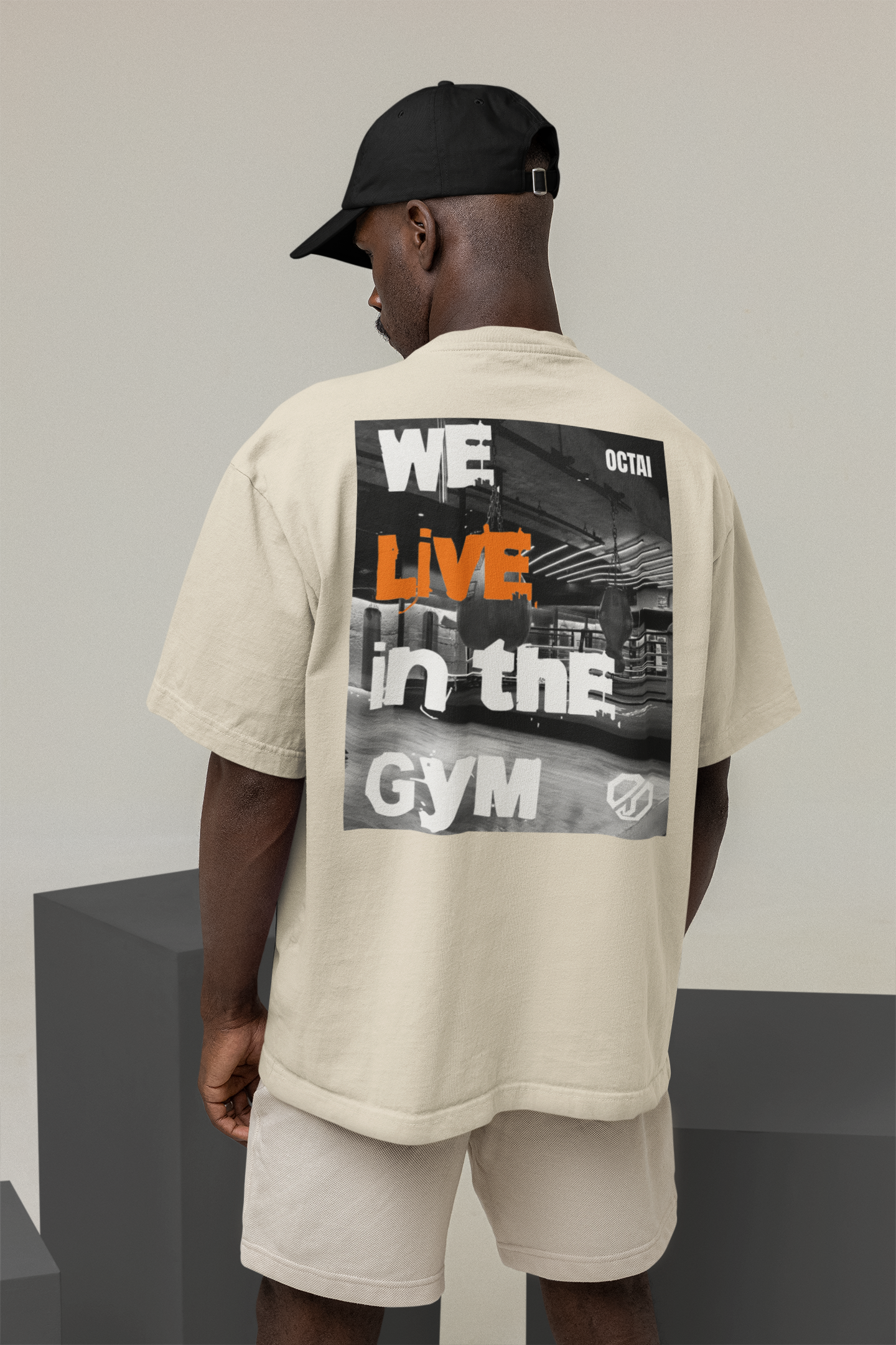 We live in the Gym | Oversize Shirt Big Sleeves