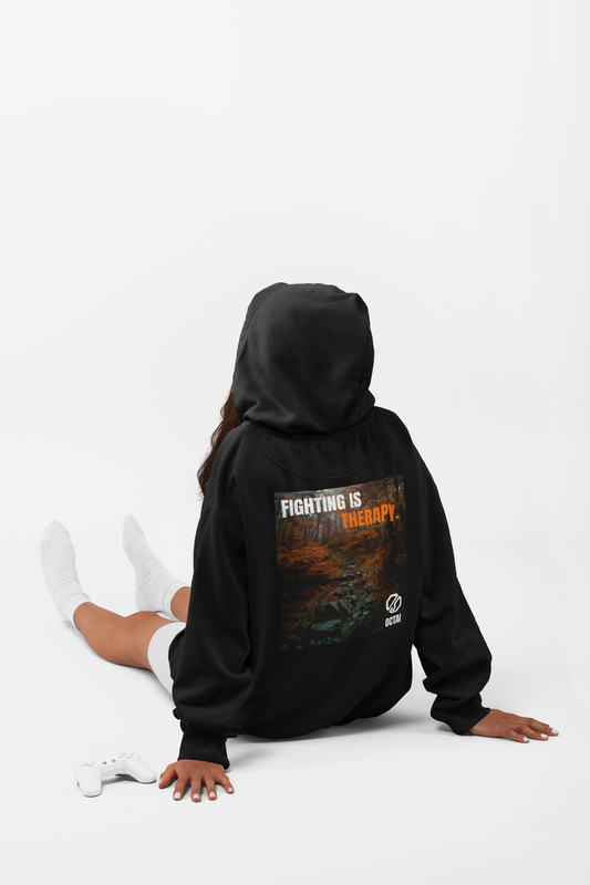 Fighting is Therapy | Oversize Hoodie