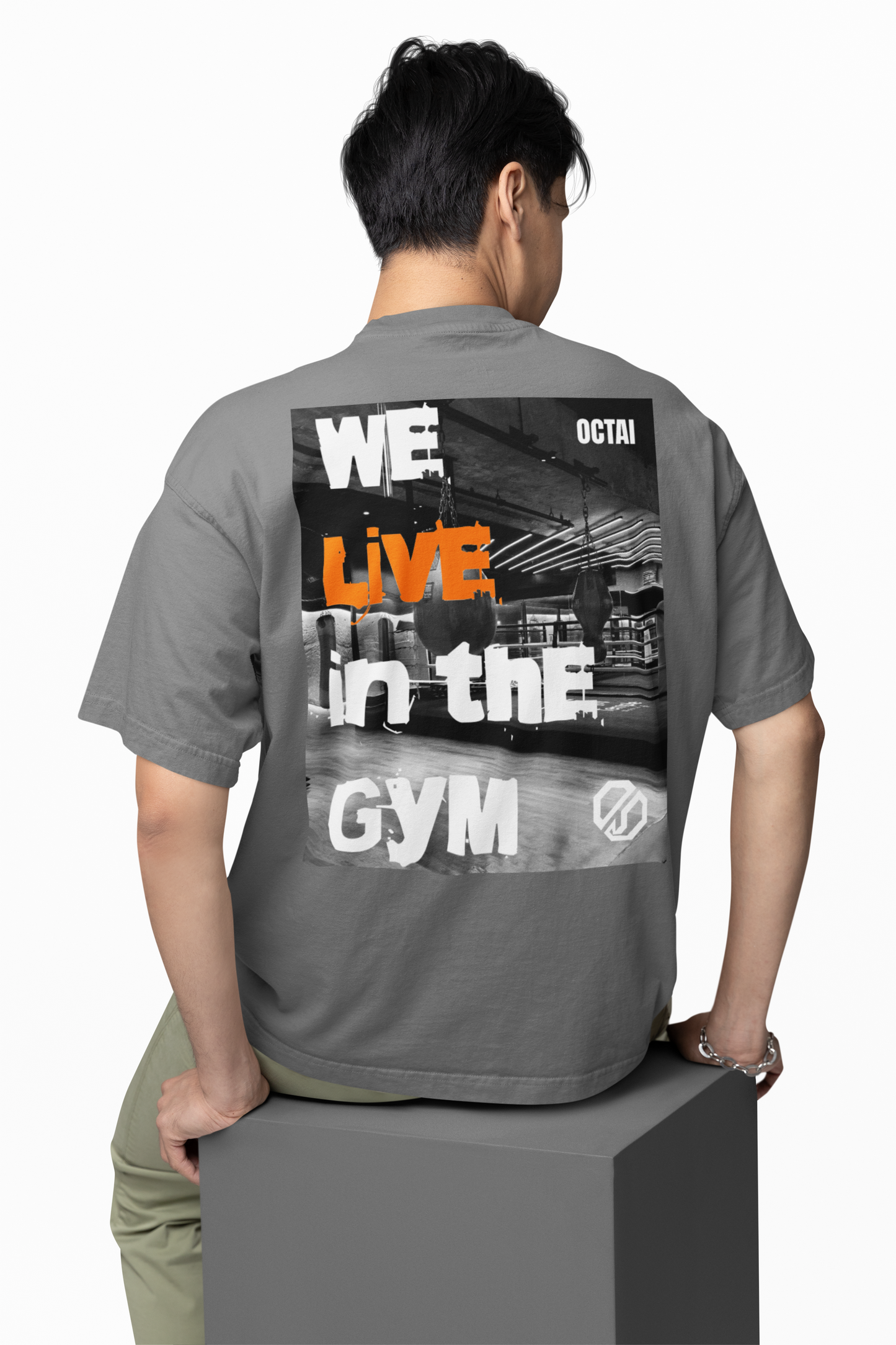 We live in the Gym | Heavy Oversize T-Shirt