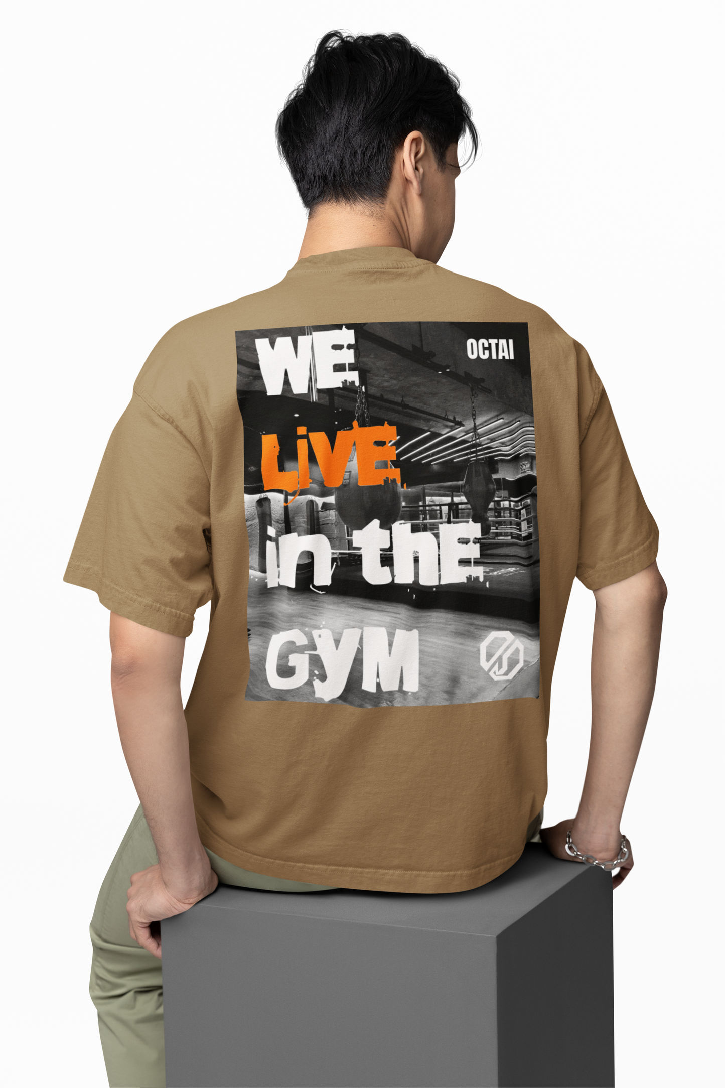 We live in the Gym | Heavy Oversize T-Shirt