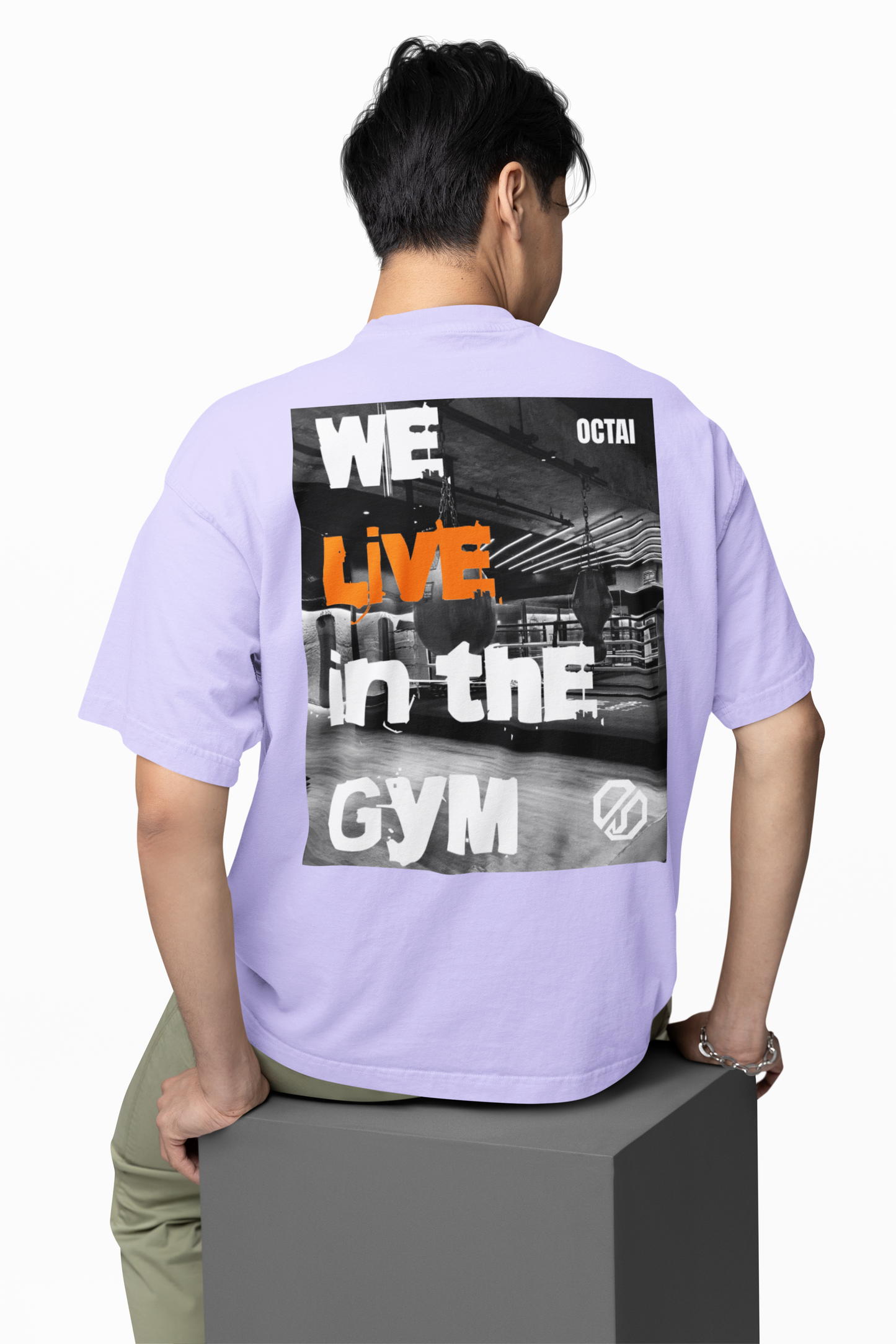 We live in the Gym | Heavy Oversize T-Shirt