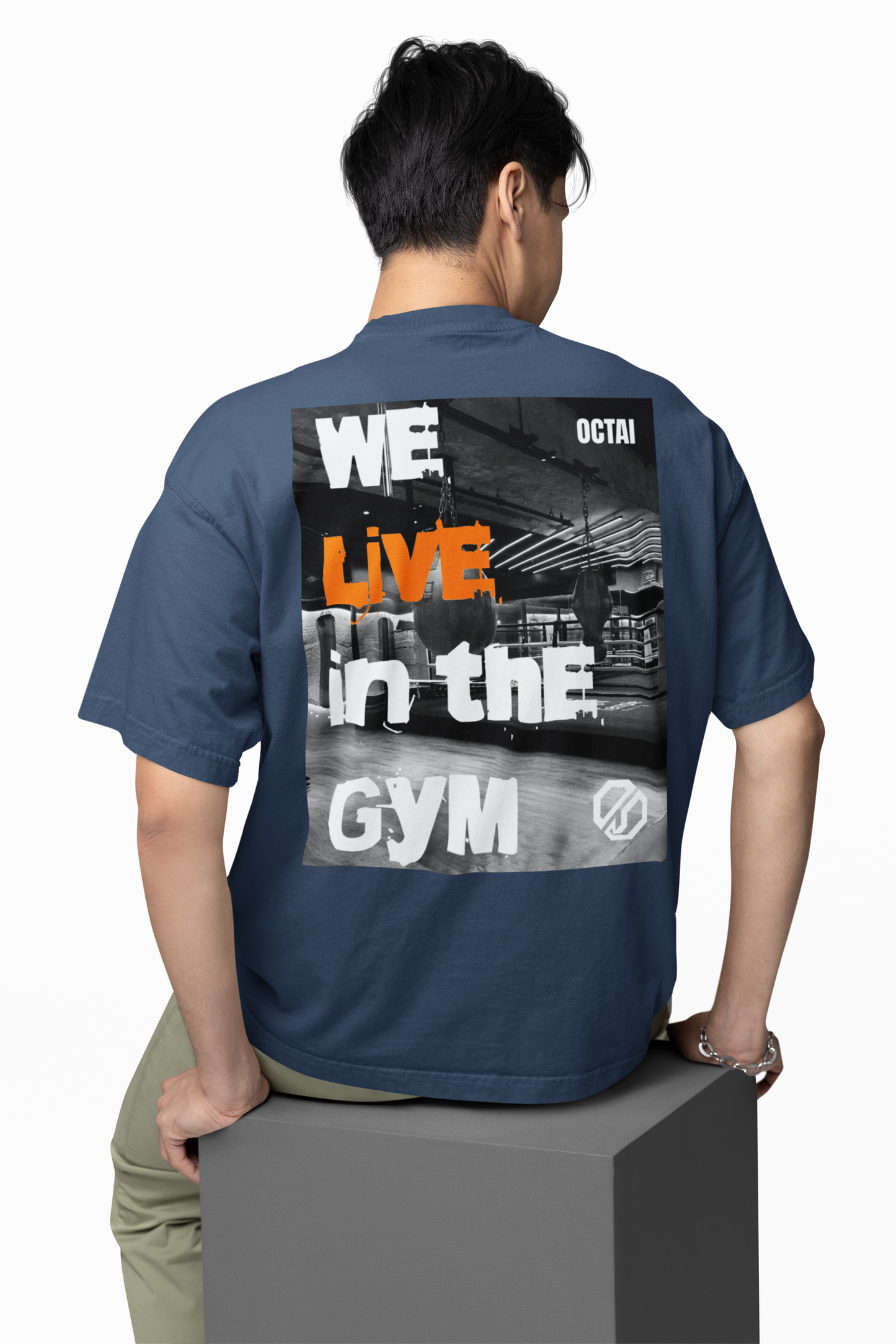 We live in the Gym | Heavy Oversize T-Shirt