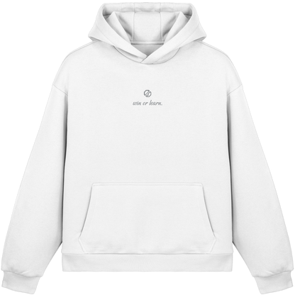 win or learn. - Oversize Hoodie