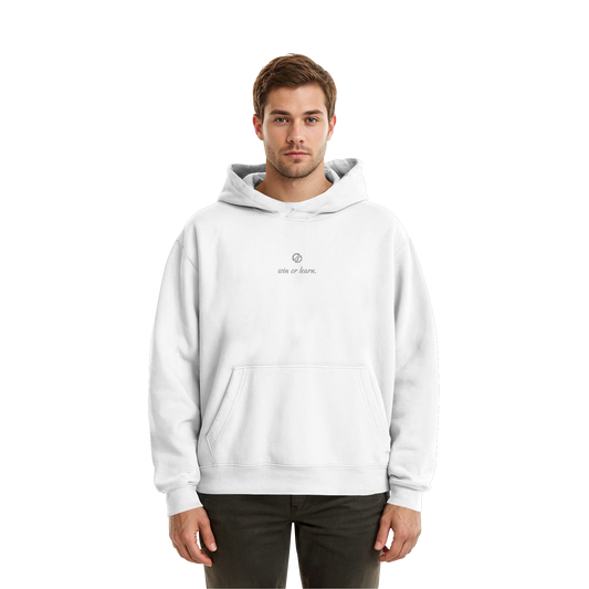 win or learn. - Oversize Hoodie