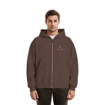 win or learn. - Zip-Hoodie