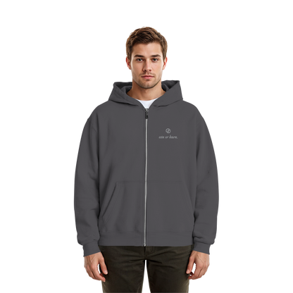 win or learn. - Zip-Hoodie