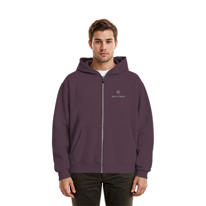 win or learn. - Zip-Hoodie
