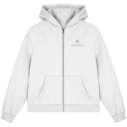 win or learn. - Zip-Hoodie