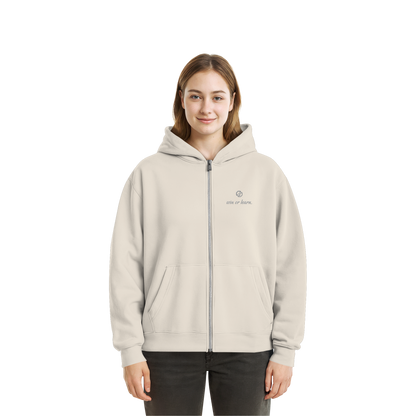 win or learn. - Zip-Hoodie