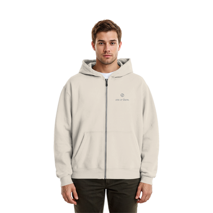 win or learn. - Zip-Hoodie