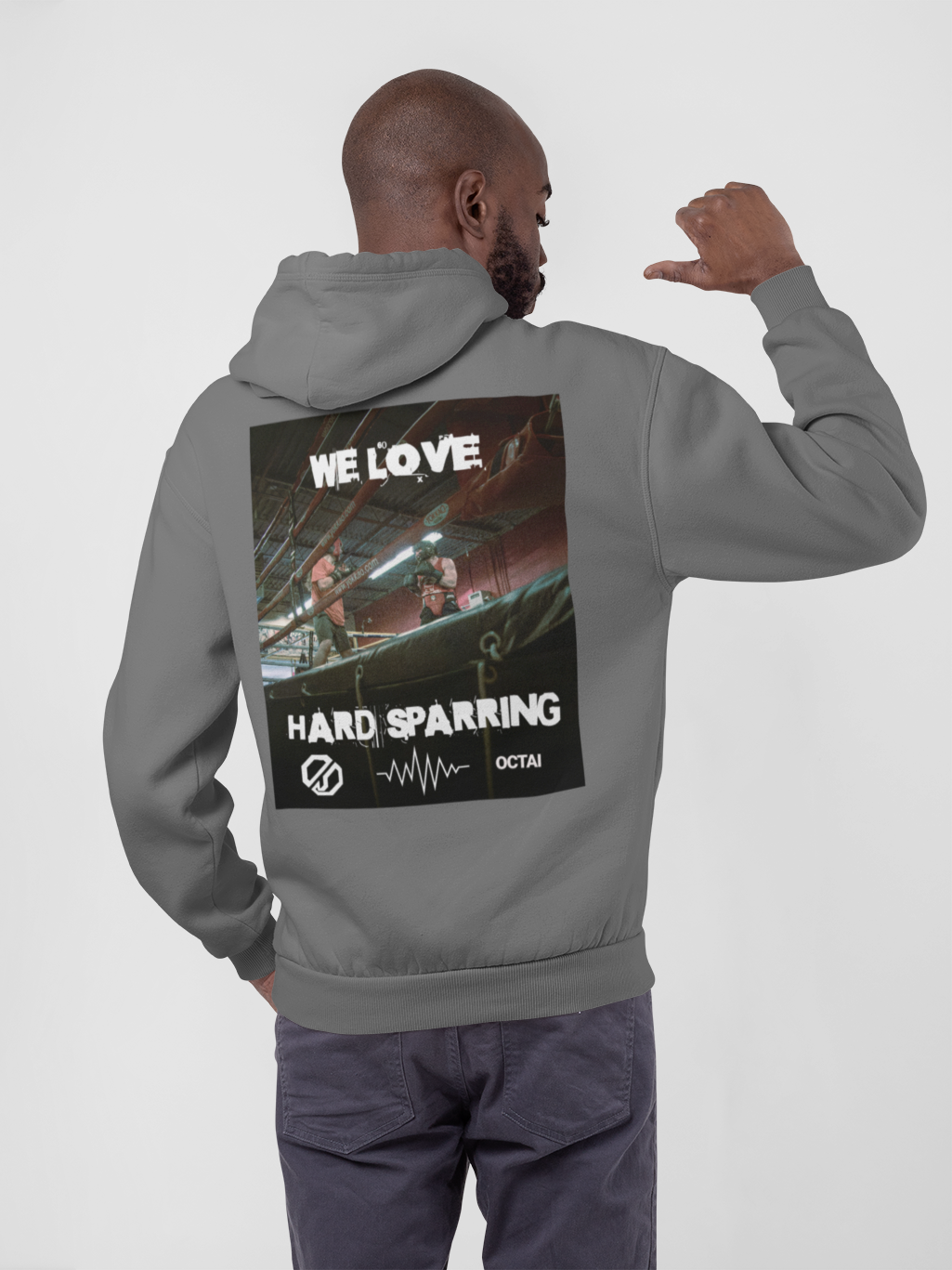 We love Hard Sparring | Oversize Hoodie