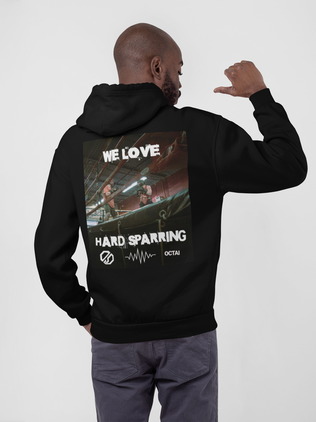 We love Hard Sparring | Oversize Hoodie